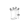 LUCES ZARDUNA LE75221/2 LED outdoor wall lamp 3W IP65