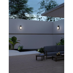 LUCES LANDIRA LE75249/50 kinkiet LED 9W IP65 antracyt złoty