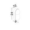LUCES LANDIRA LE75249/50 LED wall lamp 9W IP65 anthracite gold