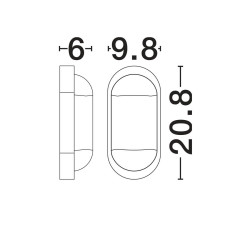 LUCES SOVANDO LE75251/2 LED outdoor wall lamp 11W IP65