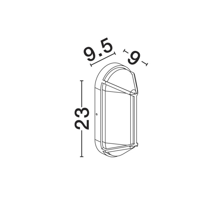 LUCES CASVELO LE75254 outdoor wall lamp E27 IP65 modern