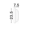 LUCES CELVORA LE75259/60 LED ceiling lamp 3000K IP65
