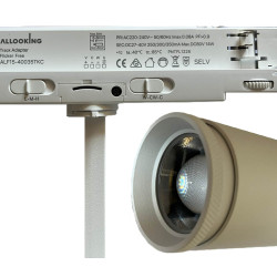 Track Light 3F zoom LED 15W white, black 3000K-5700K