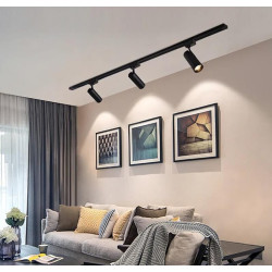 Track Light 3F zoom LED 15W white, black 3000K-5700K