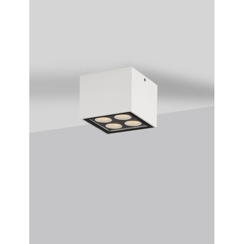 LUCES JUNERIO LE75263 kwadratowa lampa sufitowa LED IP54