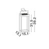 LUCES OLVERTO LE75290/1 portable solar LED lamp 2 colors
