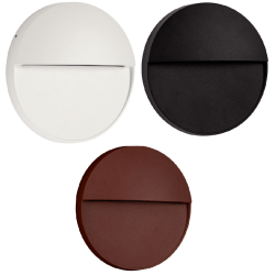 LUCES FRAVONO LE75293/4/5 round LED wall lamp IP54 3 colors