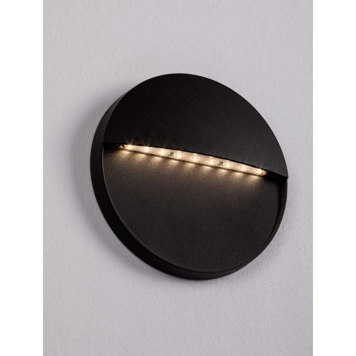 LUCES FRAVONO LE75293/4/5 okrągły kinkiet LED IP54 3 kolory