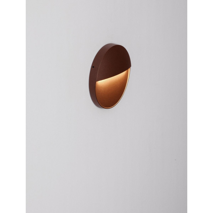 LUCES FRAVONO LE75293/4/5 okrągły kinkiet LED IP54 3 kolory