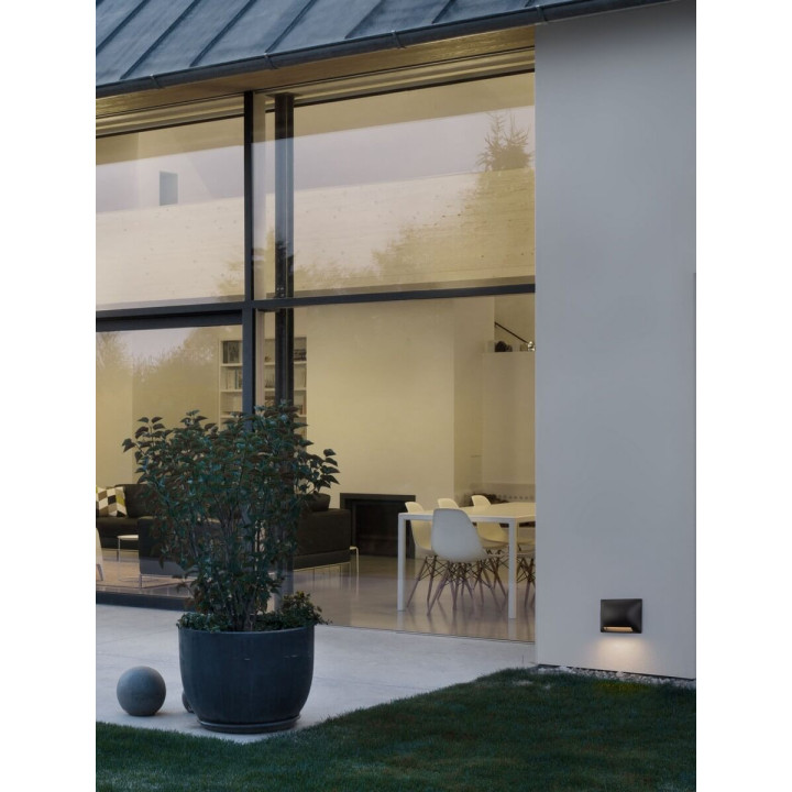 LUCES PLASENA LE75299 zewnętrzny kinkiet prostokąt LED IP65