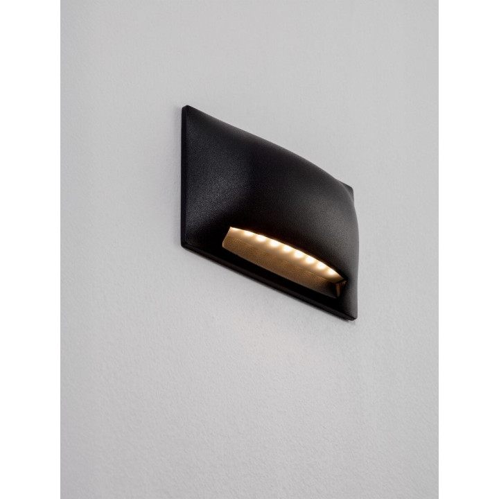 LUCES PLASENA LE75299 zewnętrzny kinkiet prostokąt LED IP65