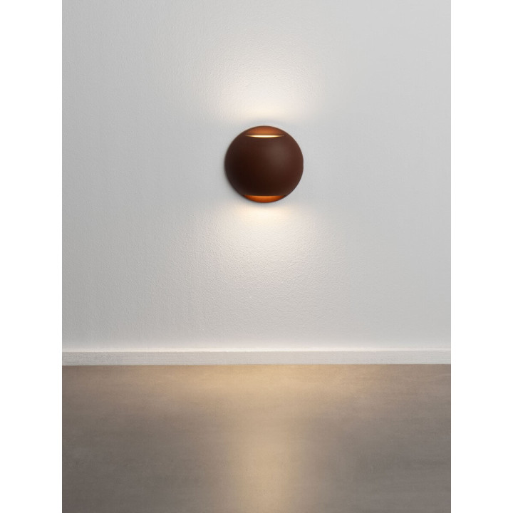 LUCES DONVELA LE75305/6/7 okrągły kinkiet LED g&oacute;ra/d&oacute;ł IP65