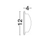 LUCES DONVELA LE75305/6/7 round LED wall lamp up/down IP65