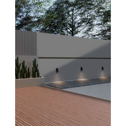 LUCES TELVANO LE75312/3/4 kinkiet zewnętrzny LED 3W IP65