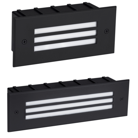 LUCES SORELIO LE75315/6 LED recessed light IP65 black LUCES SORELIO LE75315/6 LED recessed light IP65 black