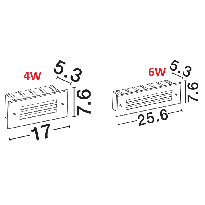 LUCES SORELIO LE75315/6 LED recessed light IP65 black