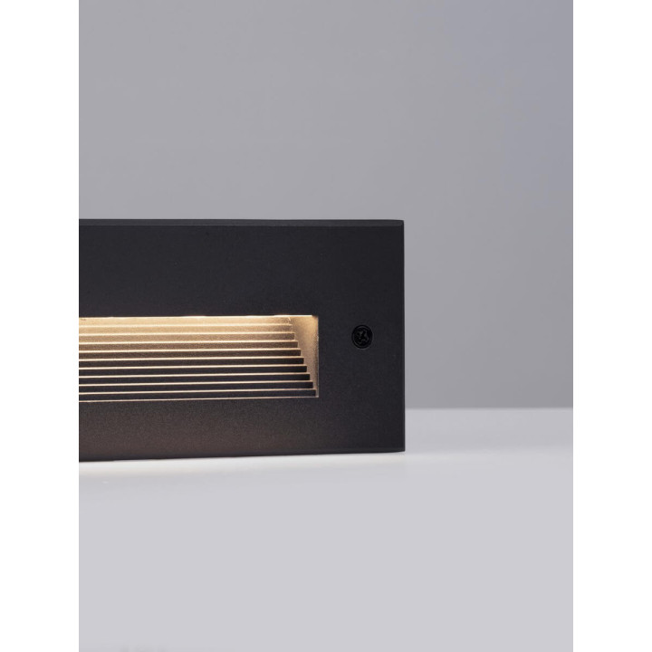 LUCES CENDILO LE75317/8 wpuszczana oprawa LED IP65 czarna