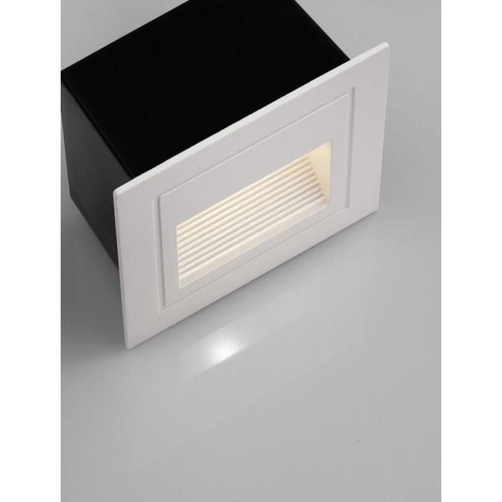 LUCES NORVEZO LE75322/3 wpuszczana oprawa IP65 czarna, biała