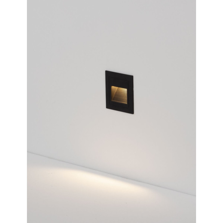 LUCES NORVEZO LE75322/3 wpuszczana oprawa IP65 czarna, biała