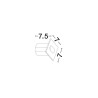 LUCES ZALIRCO LE75331/2/3/4 LED recessed luminaire 3W IP65