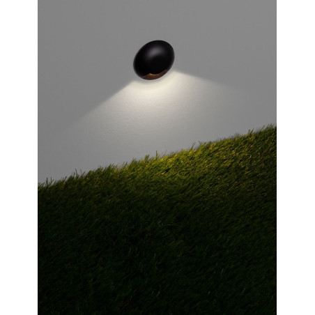 LUCES MONZURO LE75337 round LED luminaire 1W IP67 black LUCES MONZURO LE75337 round LED luminaire 1W IP67 black