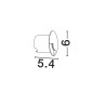 LUCES MONZURO LE75337 round LED luminaire 1W IP67 black