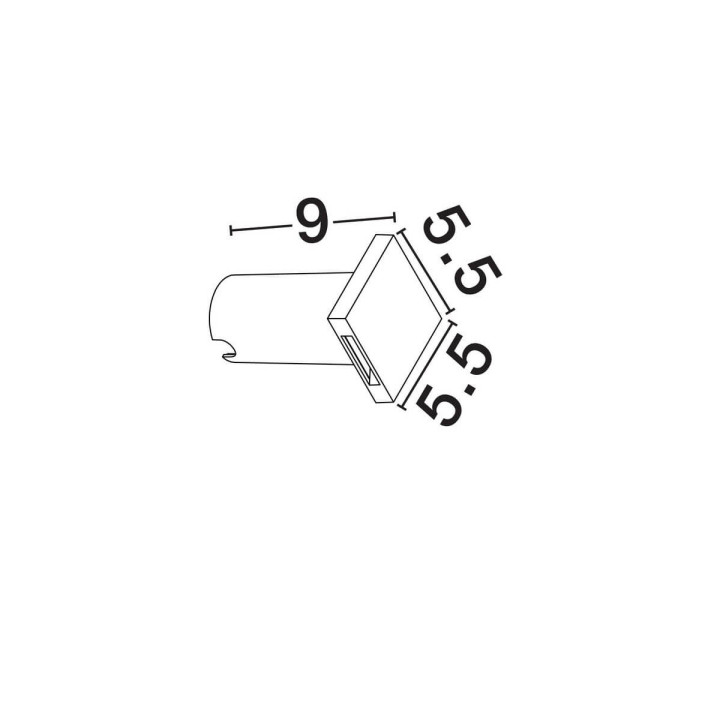 LUCES TENAVIA LE75341/2 LED luminaire 3000K top/bottom IP67