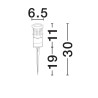 LUCES COLENZO LE75344/5 LED garden lamp, built-in, IP65