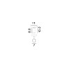 LUCES LUNBIRA LE45657/8 ceiling spotlight GU10 white/black