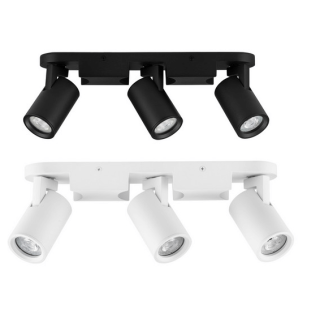 LUCES LUNBIRA LE45661/2 lampa sufitowa 3 reflektory 2 kolory