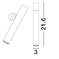 LUCES PONVELA LE45542/3 LED wall lamp for reading or accent