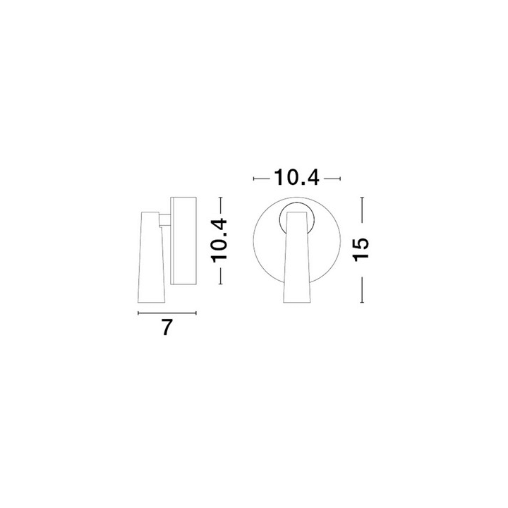 LUCES LAVONTO LE45528/9/30/1 LED wall lamp 3W functionality