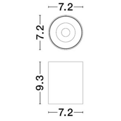 LUCES LUMERCA LE45511/2/3/4 LED ceiling lamp 3000K tube