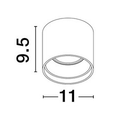 LUCES CENVARO LE45515/6 LED ceiling lamp 16W white, black