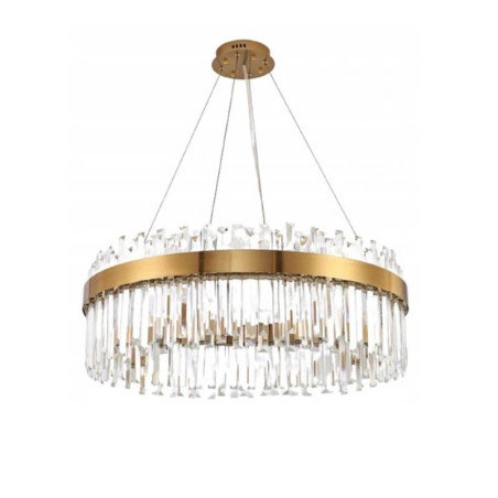 Crystal hanging lamp STELLA 50/80cm gold