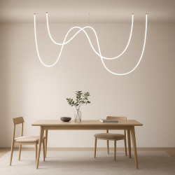 NEONFLEX zestaw linka z uchwytem do zawieszenie węża LED