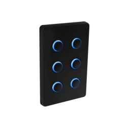ZENCONTROL touch panel DALI-2 with LED white, black