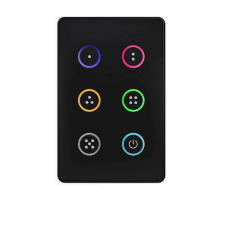 ZENCONTROL touch panel DALI-2 with LED white, black