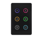 ZENCONTROL touch panel DALI-2 with LED white, black