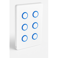 ZENCONTROL touch panel DALI-2 with LED white, black
