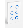 ZENCONTROL touch panel DALI-2 with LED white, black