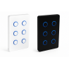 ZENCONTROL touch panel DALI-2 with LED white, black