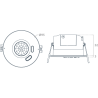 ZENCONTROL DALI-2 ceiling motion and light sensor IP54