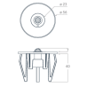 ZENCONTROL ceiling motion sensor DALI-2 5m