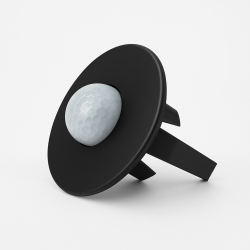 ZENCONTROL flush-mounted motion sensor DALI-2 white, black