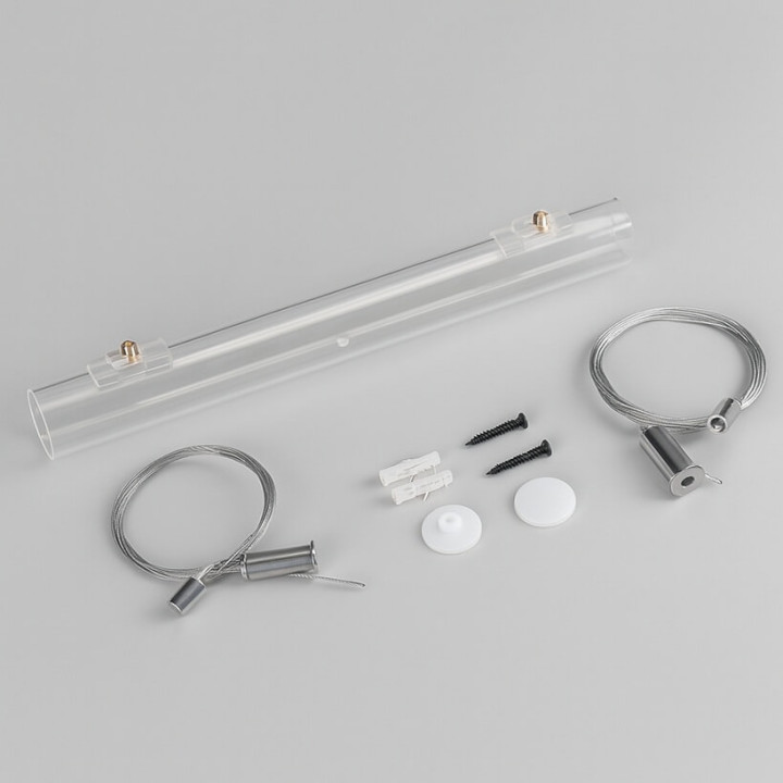 Horizontal ceiling suspension for LED tube NEONFLEX