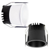 LOONARI NERI recessed LED IP44 3000K-4000K-6000K power 6W-8W