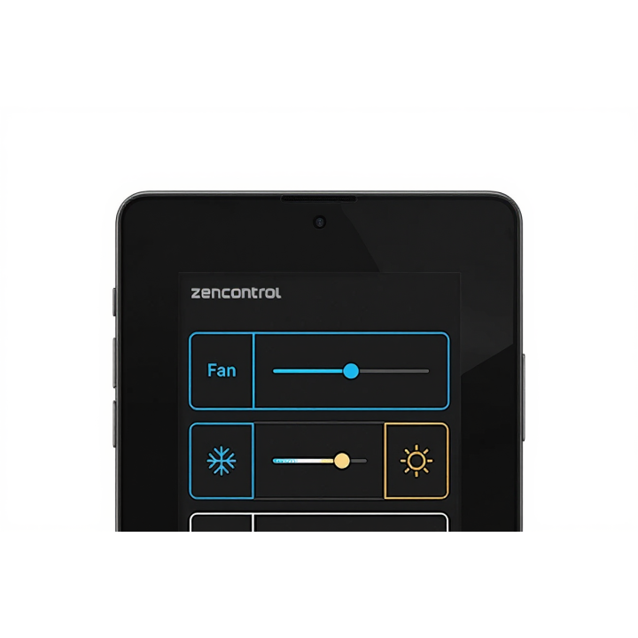 ZENCONTROL inteligentny panel dotykowy DALI-2 czarny