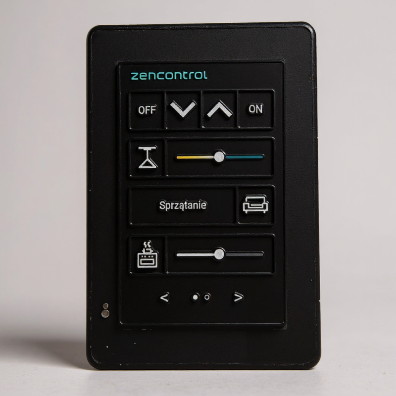 ZENCONTROL inteligentny panel dotykowy DALI-2 czarny