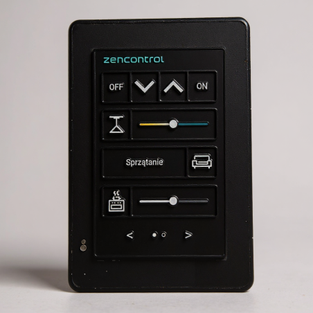 ZENCONTROL inteligentny panel dotykowy DALI-2 czarny